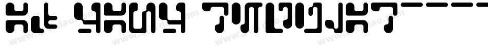 af sans regular亮体字体转换
